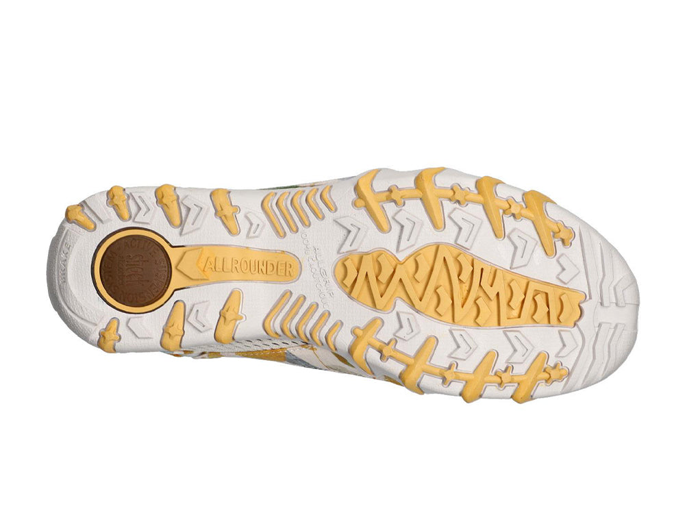 Allrounder by Mephisto Womens Breathable Niro Leaves Sandals ShoeMed