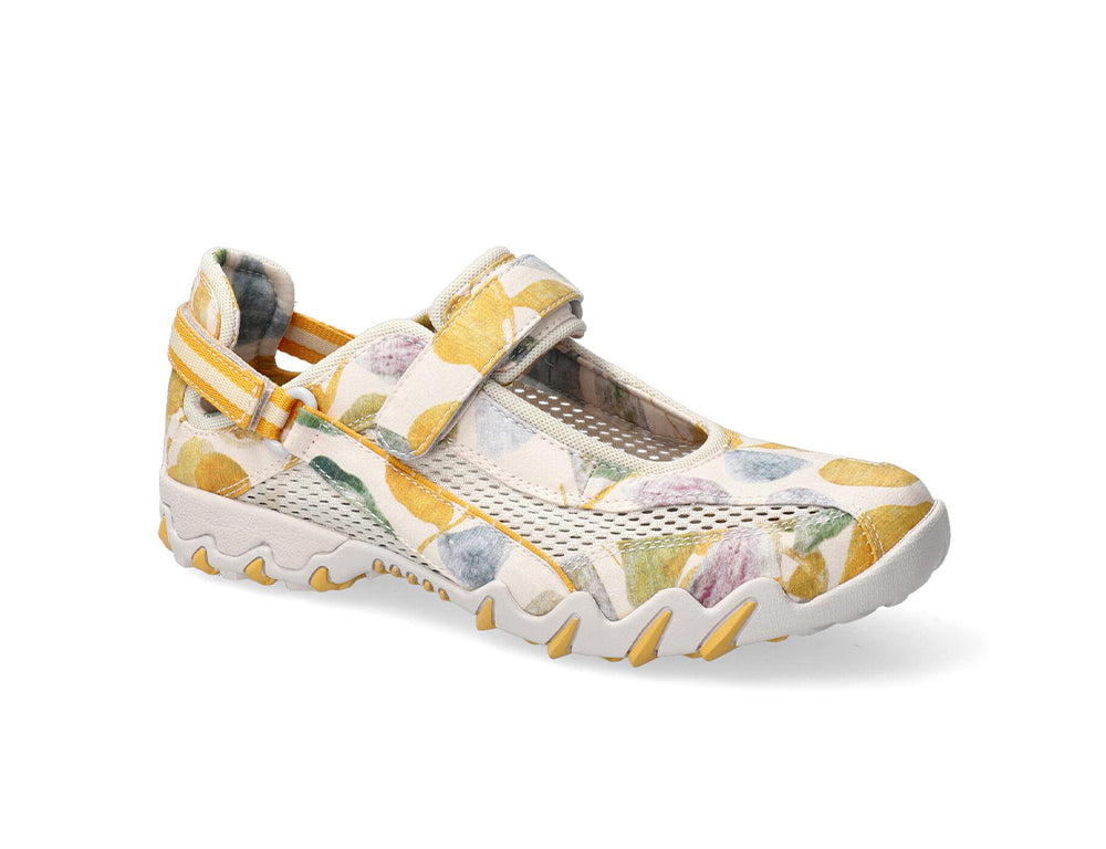 Allrounder by Mephisto Womens Breathable Niro Leaves Sandals ShoeMed