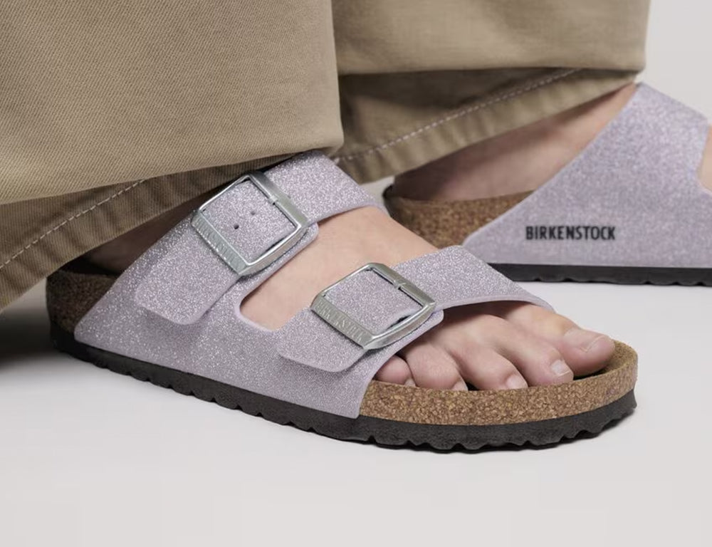 Arizona BS Shiny Glitter Faded Purple Sandals