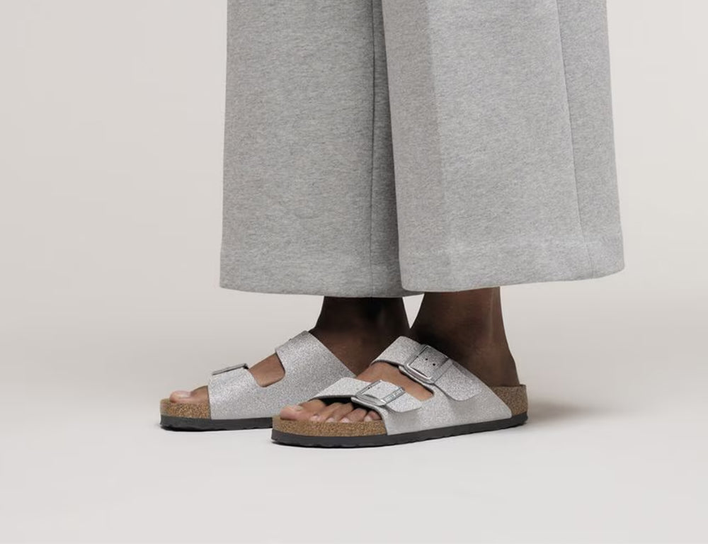 Arizona BS Shiny Glitter Silver Sandals