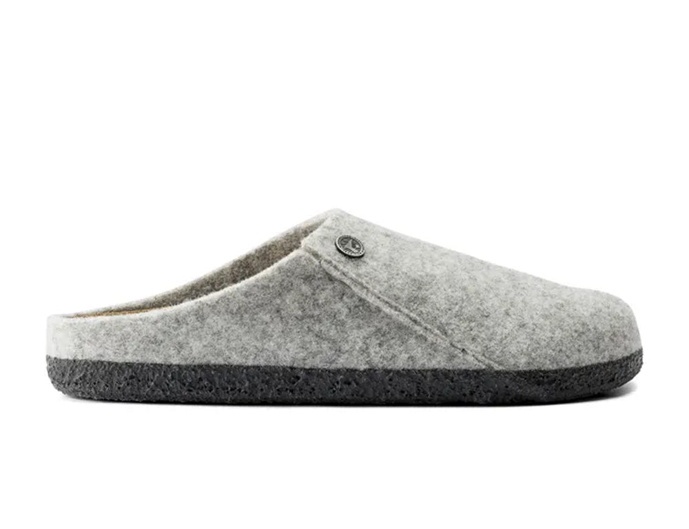 Zermatt Wool Felt Light Grey Slippers