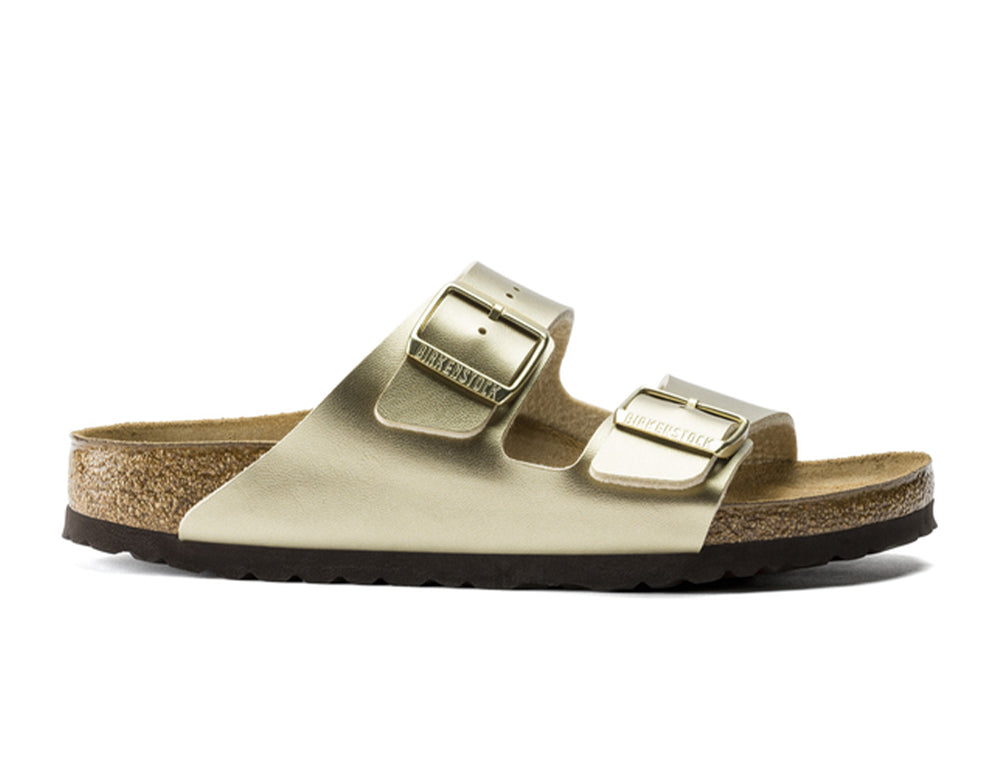 Arizona Birko-Flor Gold Sandals