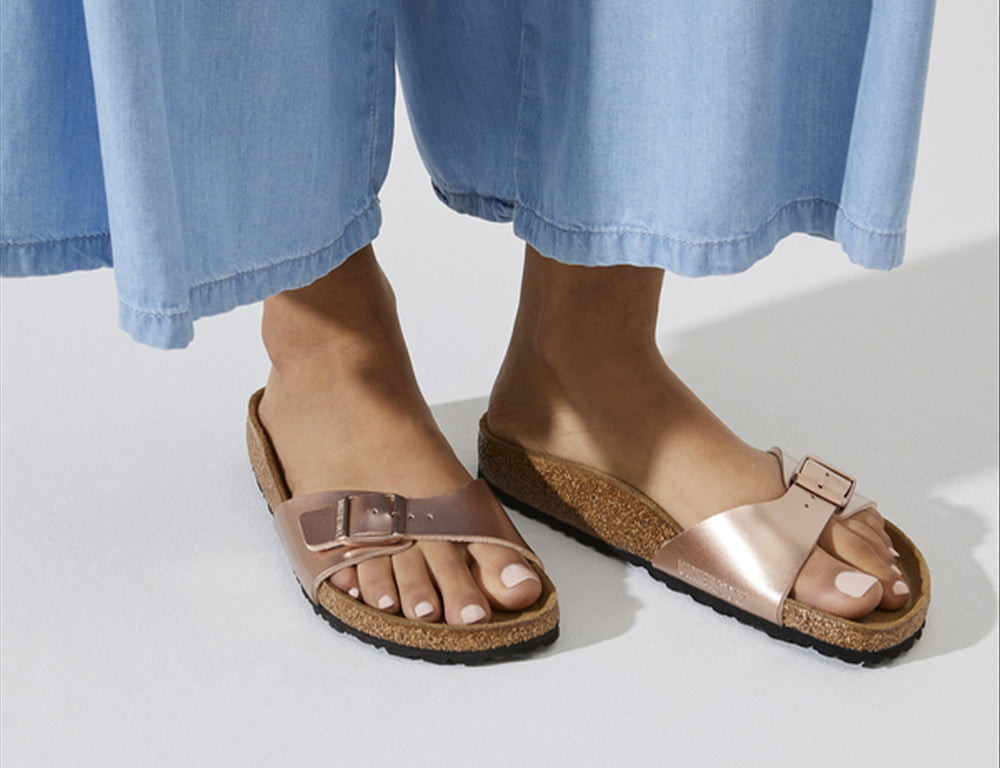 Madrid Birko-Flor Copper Sandals