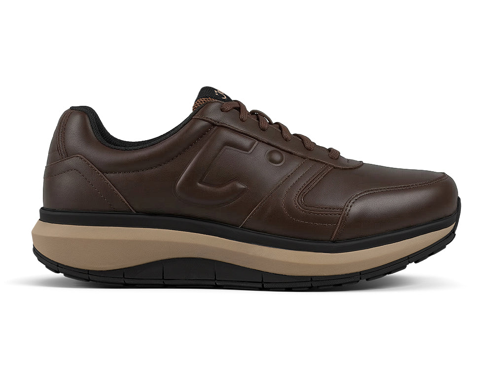 Mens Wave Wide-Fit Cancun SR Brown Trainers