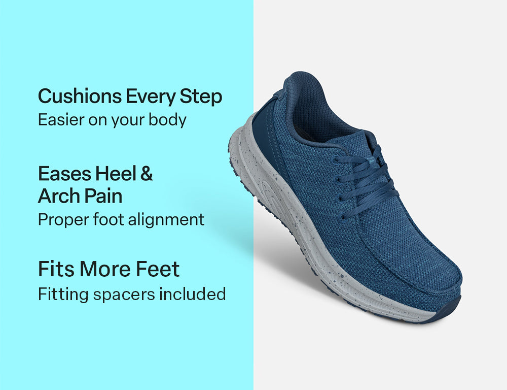 Mens Hands-Free Compass Blue Shoes