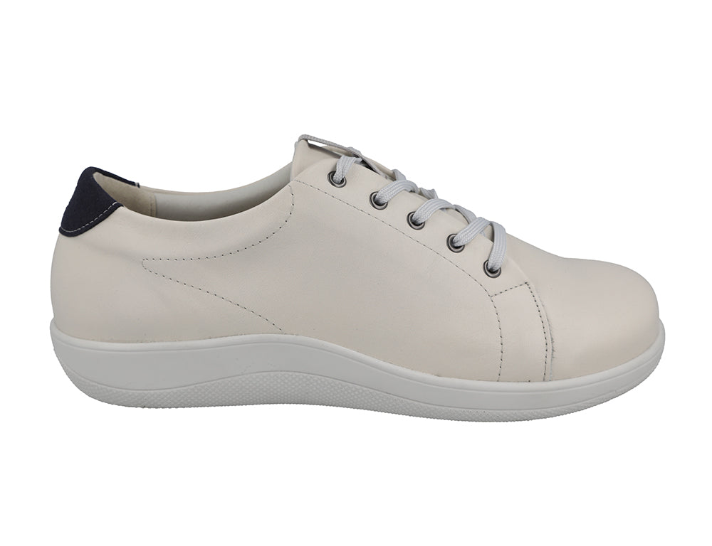 Womens Wide Taylor White Trainers