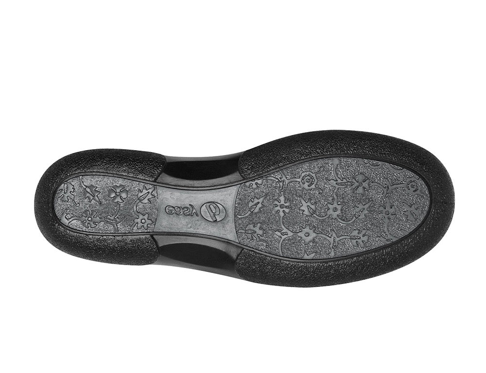 Womens Wide Fit Stretch Petula Black Shoes