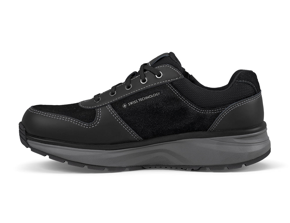 Mens Active Zip Dynamo Black II Trainers