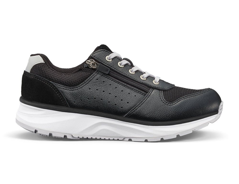 Womens Active Zip Dynamo Black Trainers