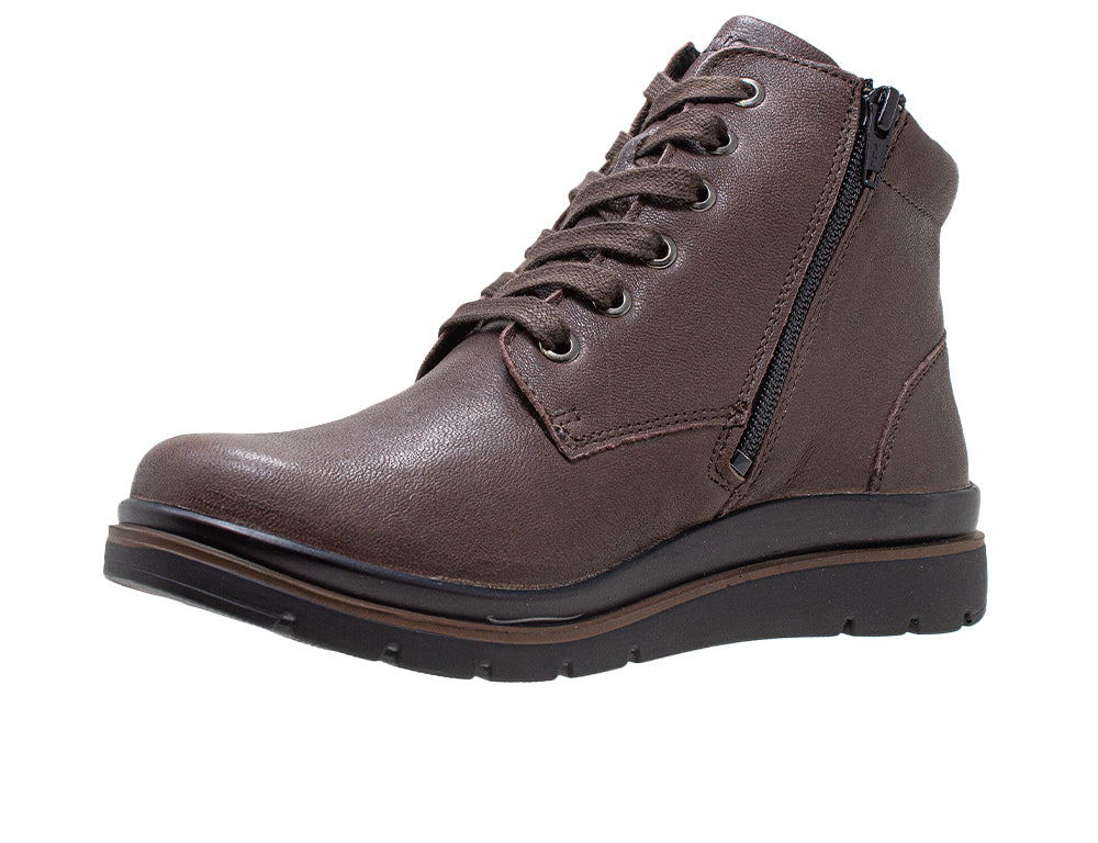 Womens Zip Gallery Dark Brown Rocky Boot