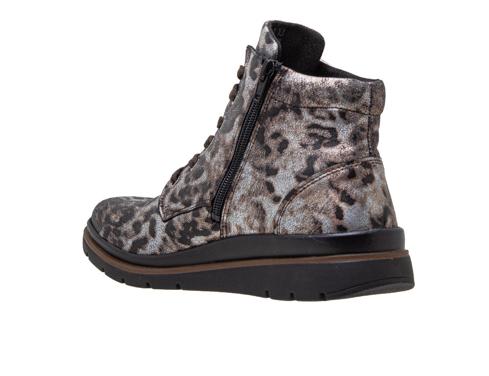 Womens Zip Gallery Silver Fester Boots