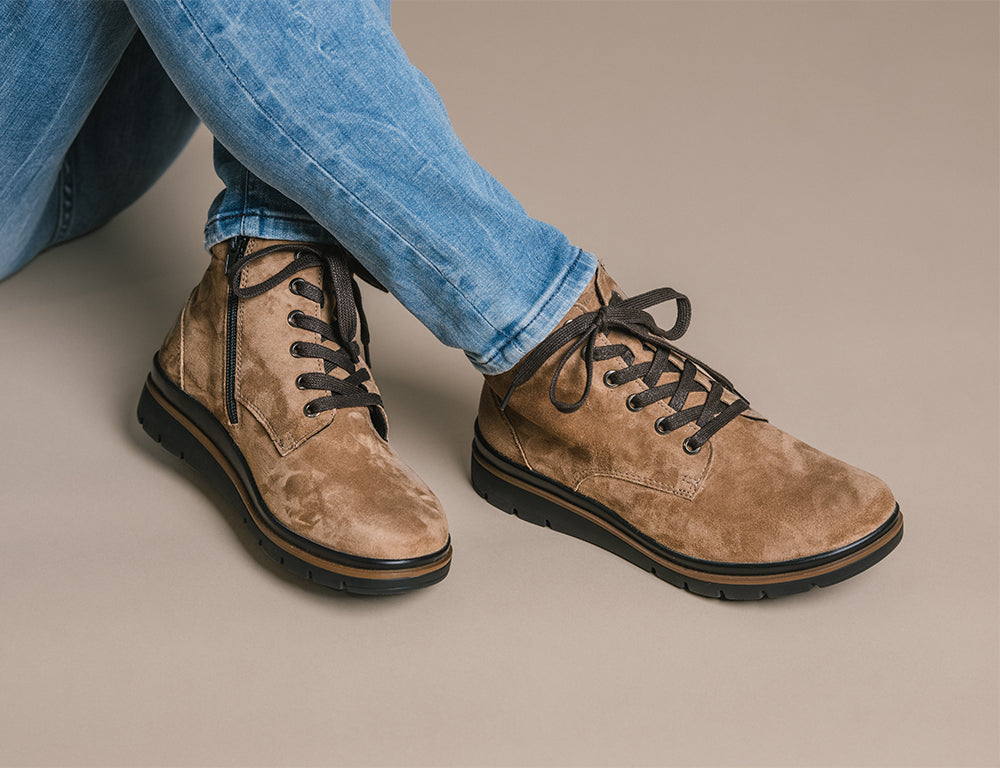 Womens Zip Gallery Nuez Nubi Boot
