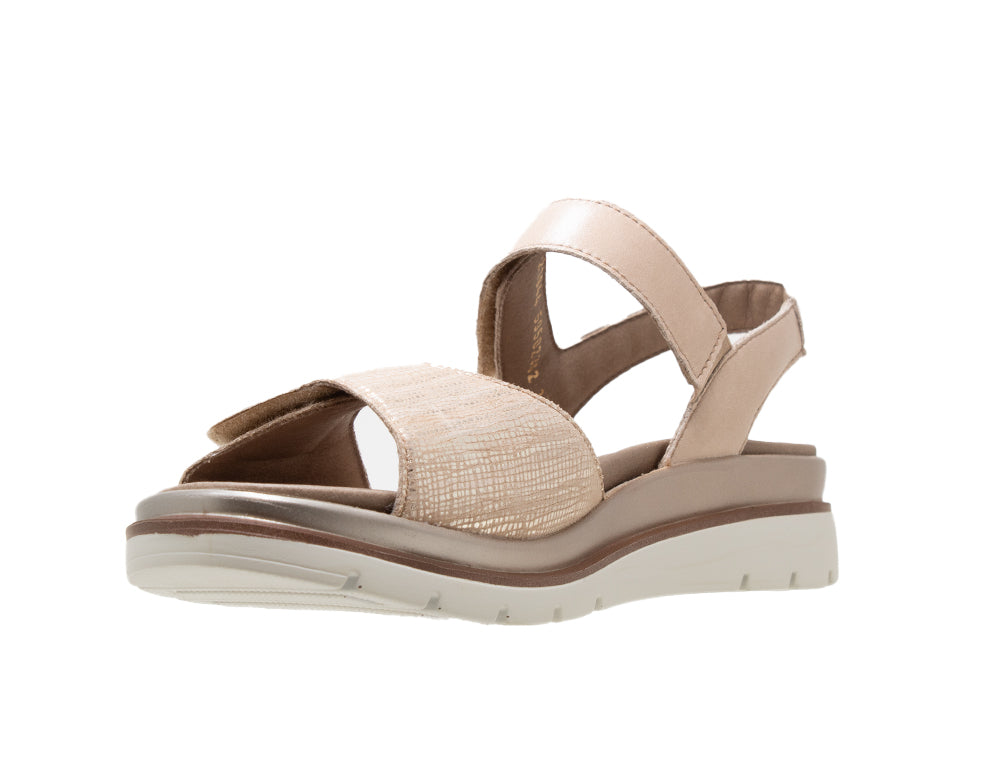 Womens Adjustable Glory Cream Combi Sandals