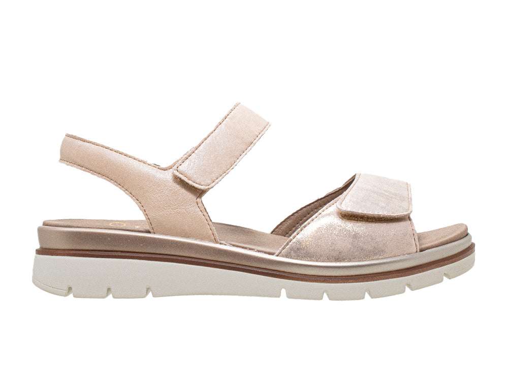 Womens Adjustable Glory Cream Combi Sandals