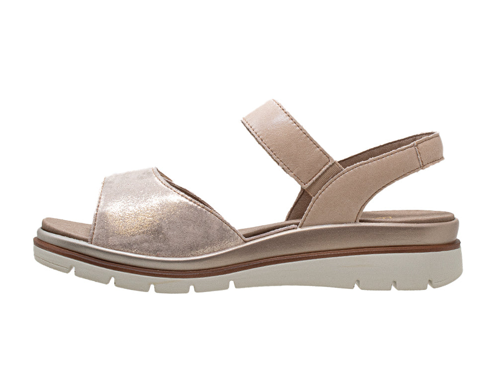 Womens Adjustable Glory Cream Combi Sandals