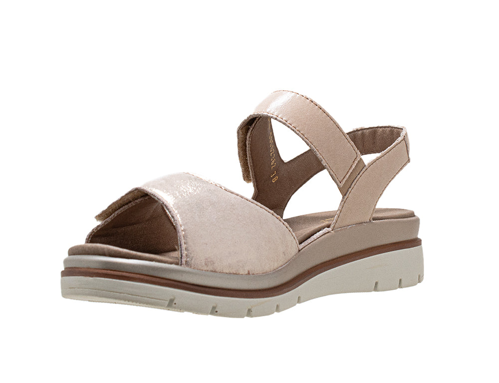 Womens Adjustable Glory Cream Combi Sandals