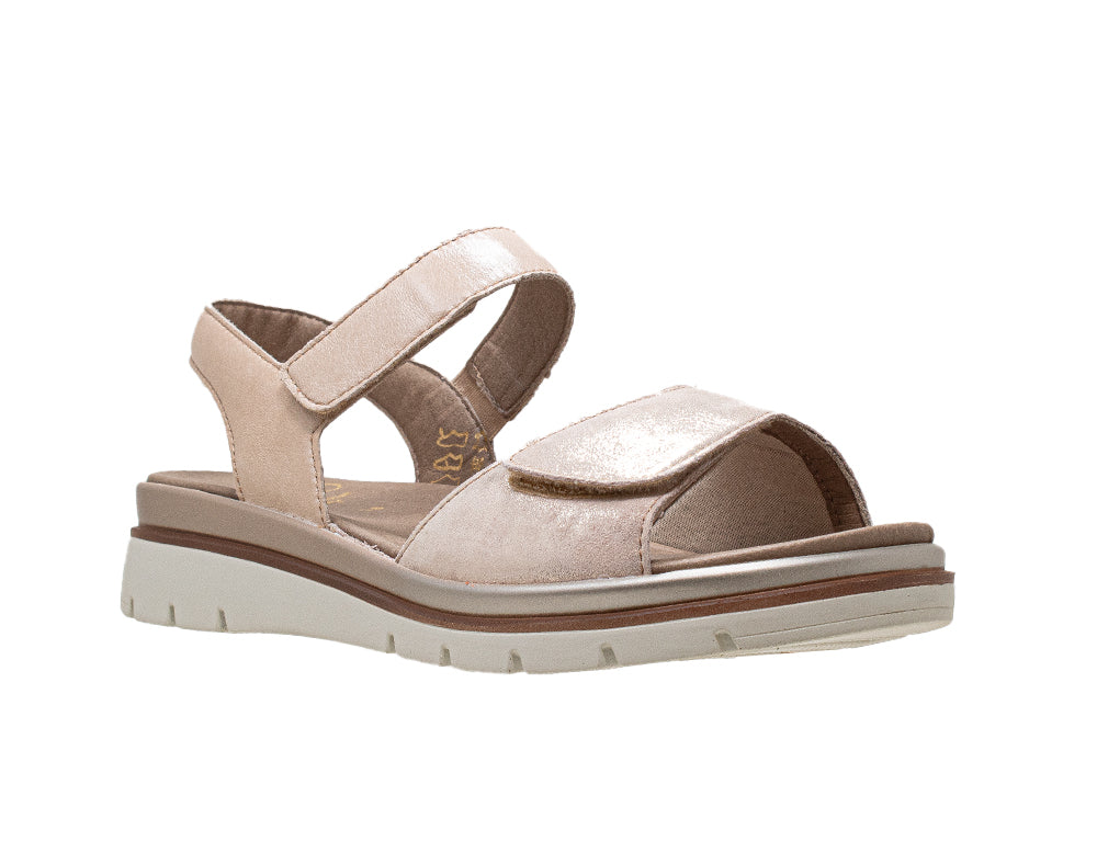 Womens Adjustable Glory Cream Combi Sandals