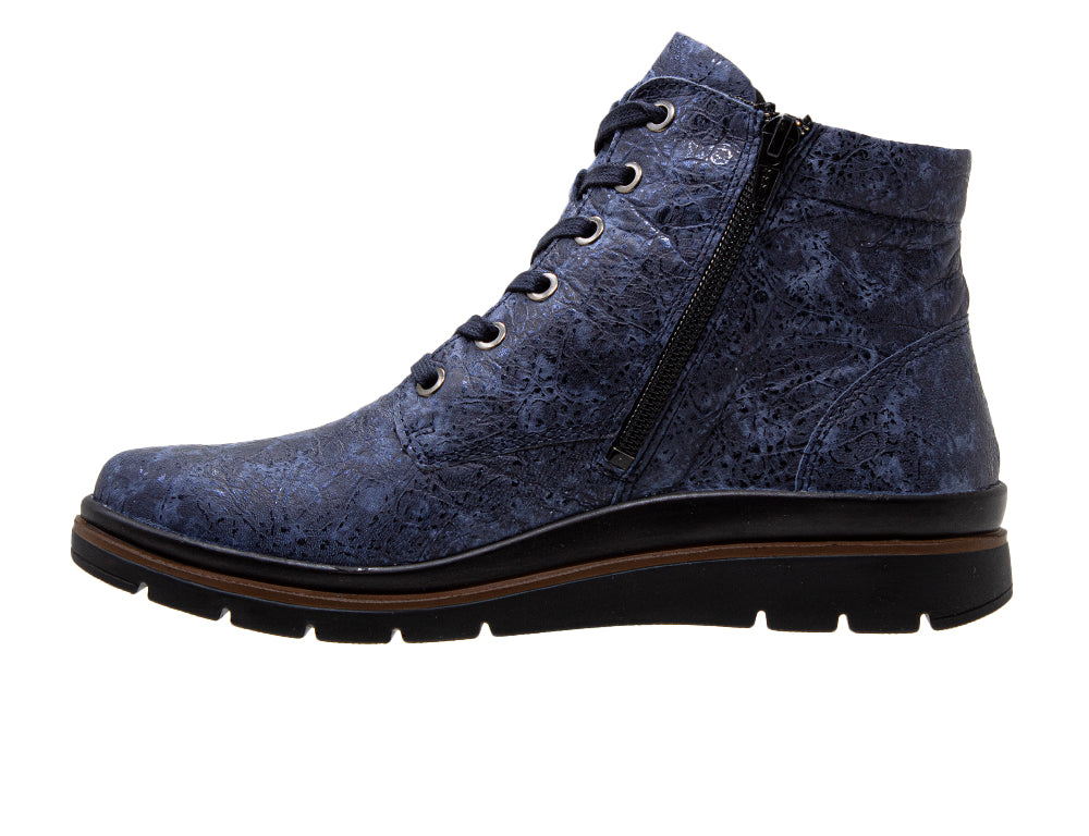 Womens Zip Gallery Blue Priming Boots