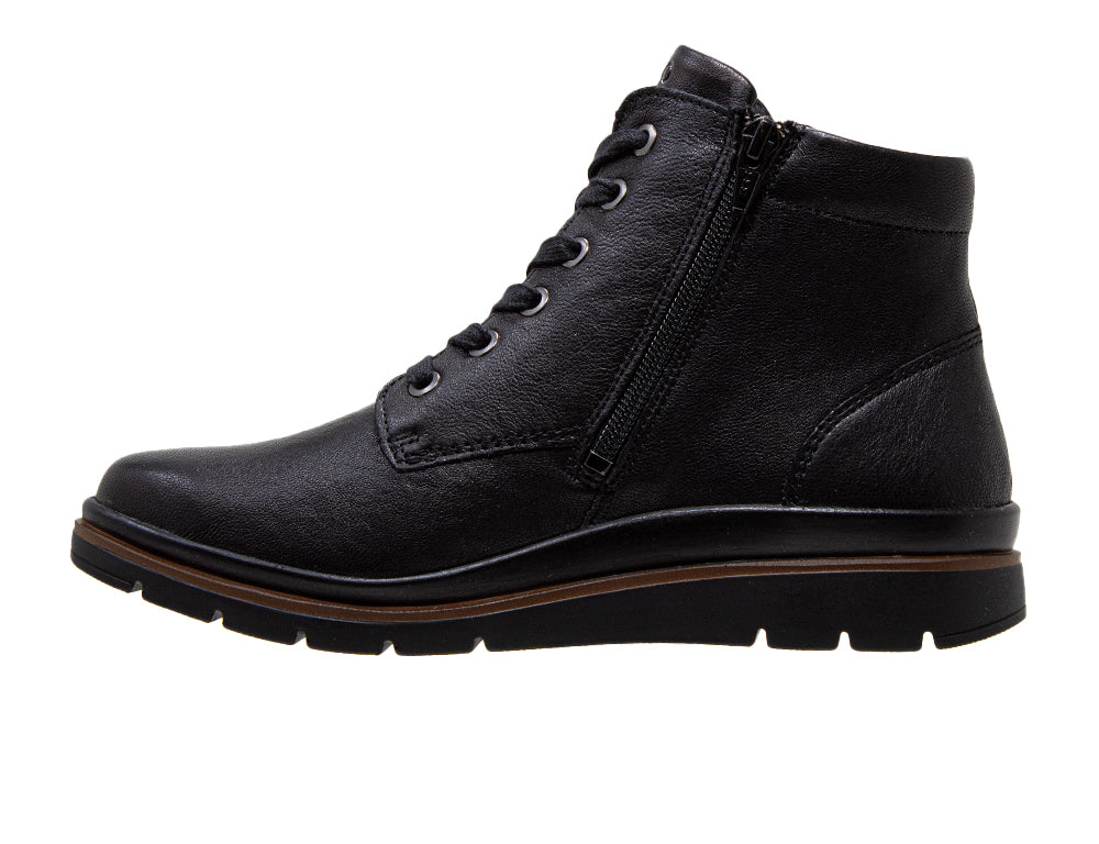 Womens Zip Gallery Black Rocky Boots