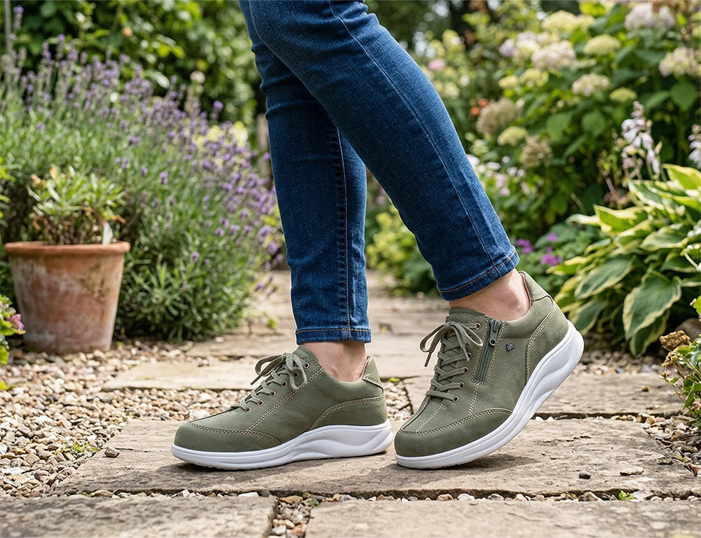 Womens Finnamic Otaru Green Farn Shoes