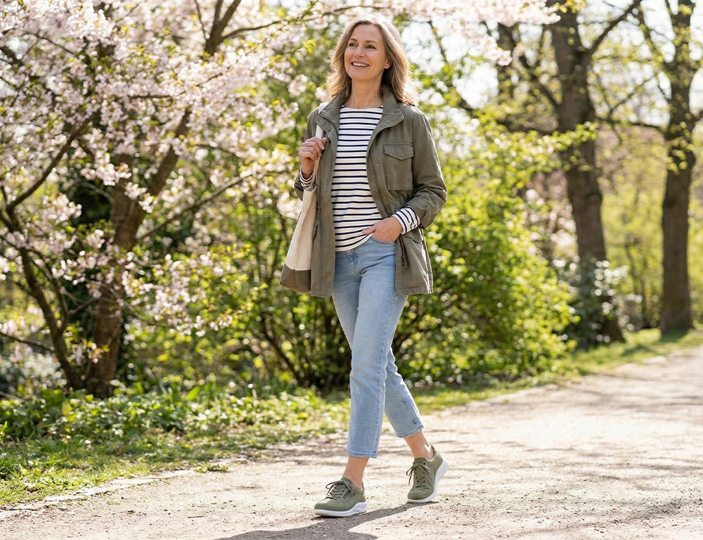 Womens Finnamic Otaru Green Farn Shoes