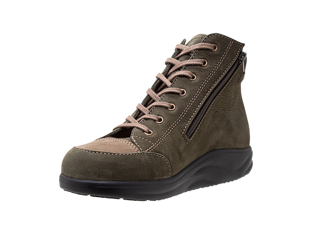 Womens Finnamic Holten Olive Boots