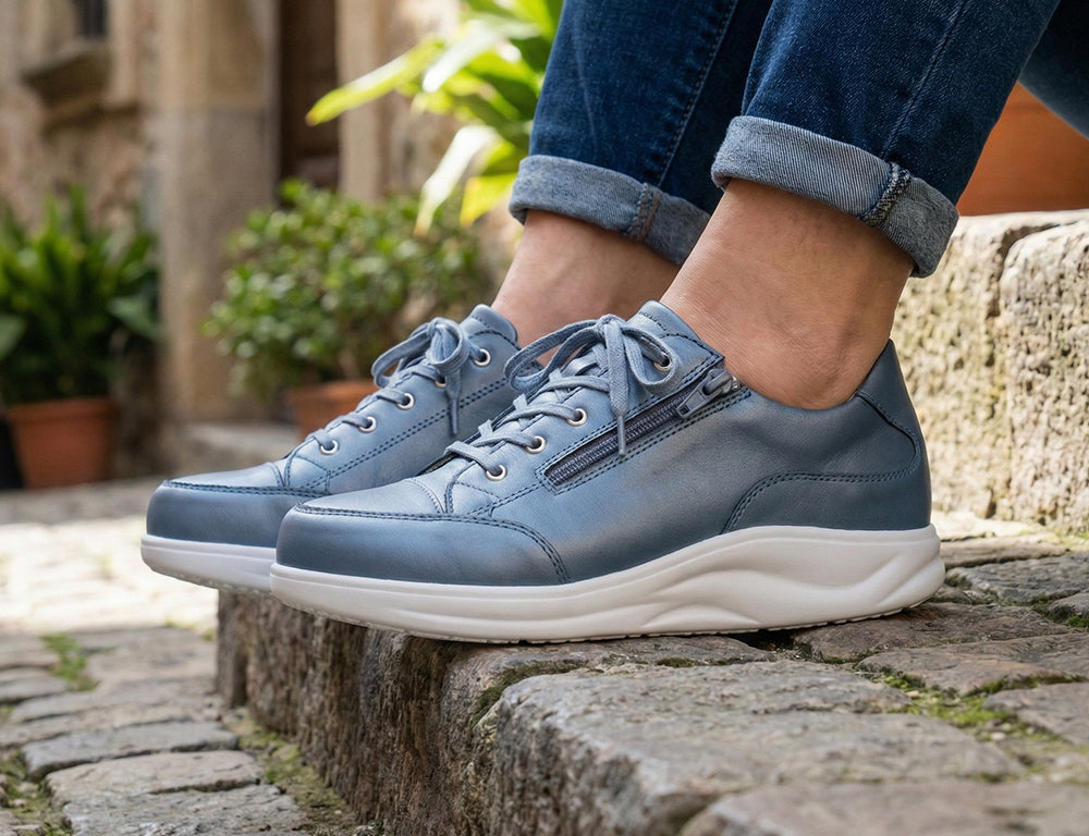 Finn Comfort Womens Finnamic Hachiouji Jeans Shoes ShoeMed