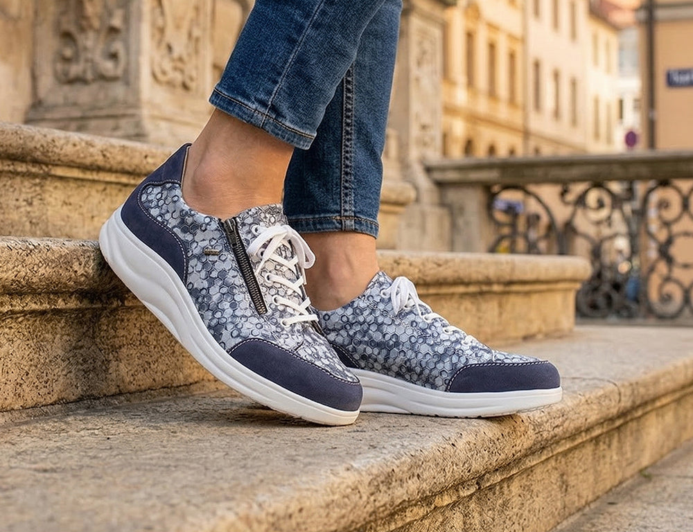 Finn Comfort Womens | Jazzy Rocker Shoes With Functional Zipper