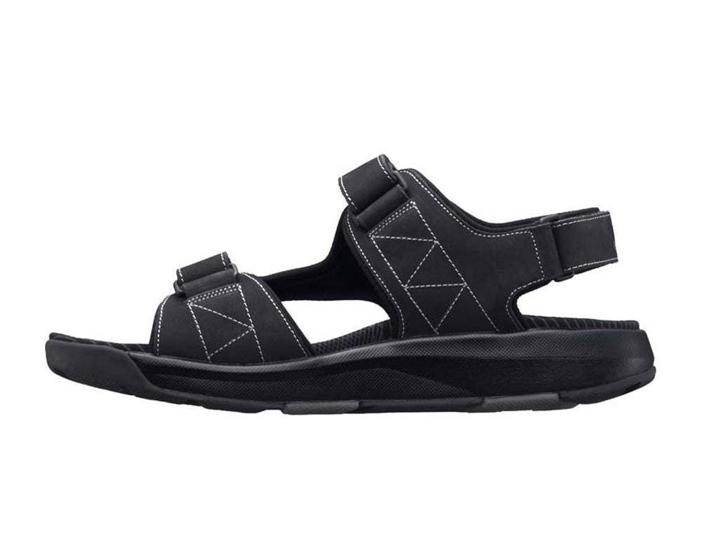 Mens Active Adjustable Alexander Black Sandals