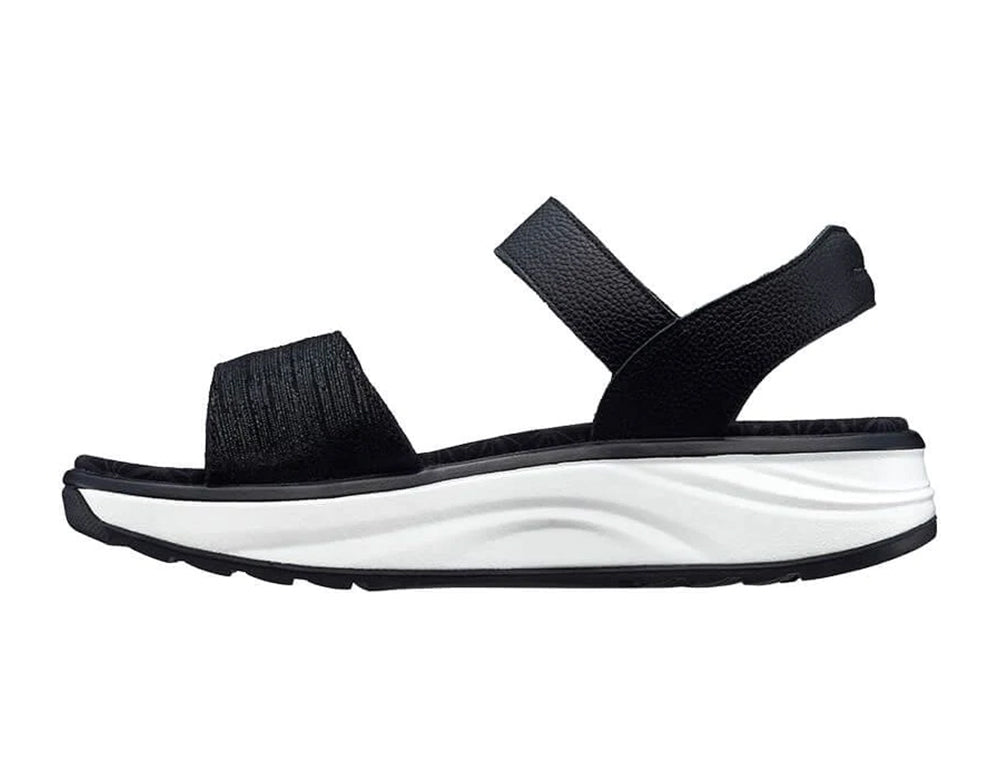 Womens Active Adjustable Flores Black Sandals