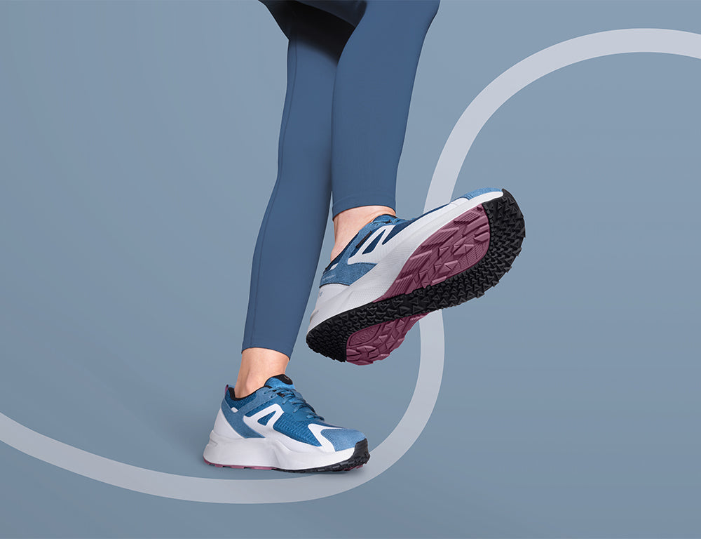 Womens Active Waterproof Veloce Blue Trainers