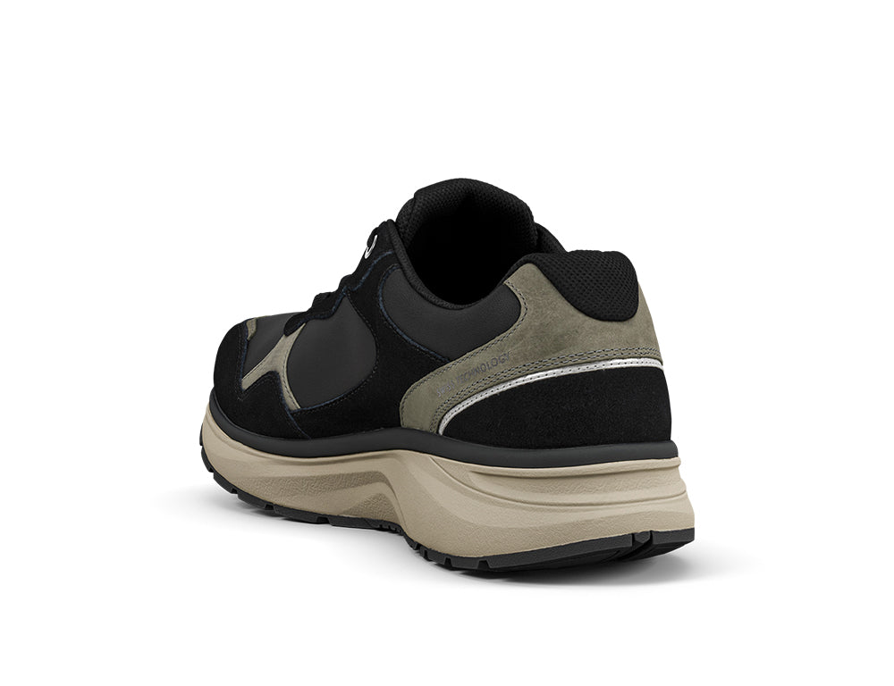 Mens Active Tony III Black Trainers