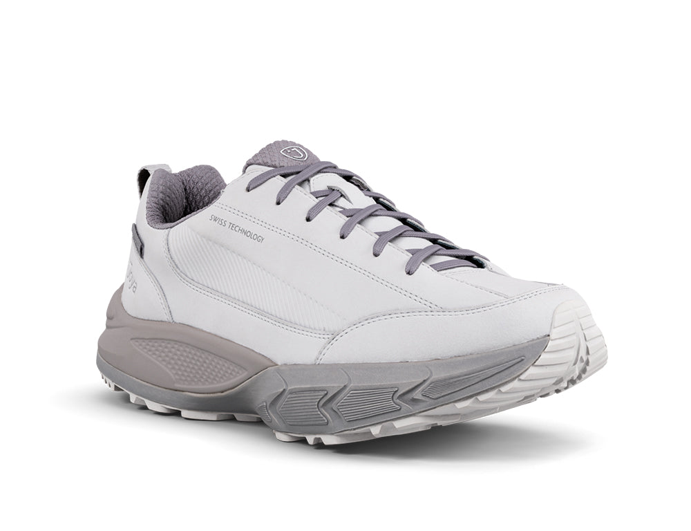 Mens Active Waterproof Oberstdorf Light Grey Hiking Shoes