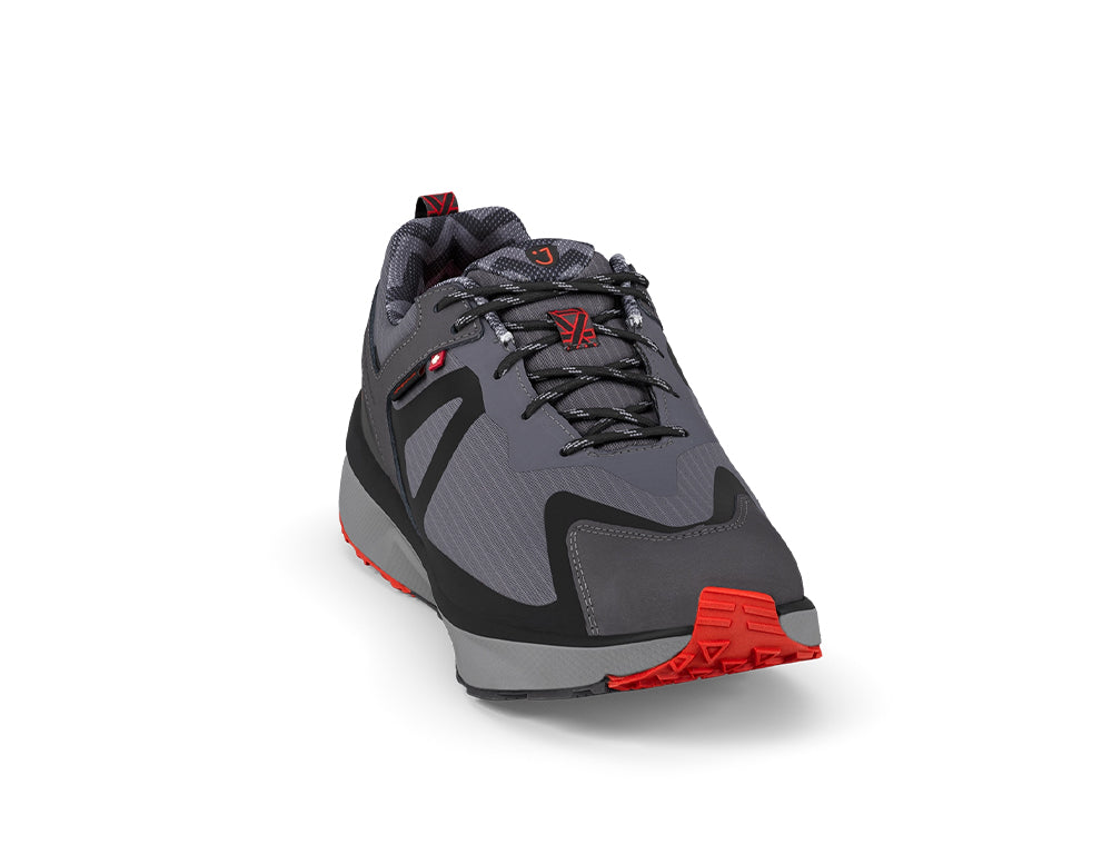 Mens Active Waterproof Veloce Dark Grey Trainers