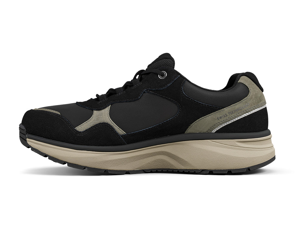 Mens Active Tony III Black Trainers