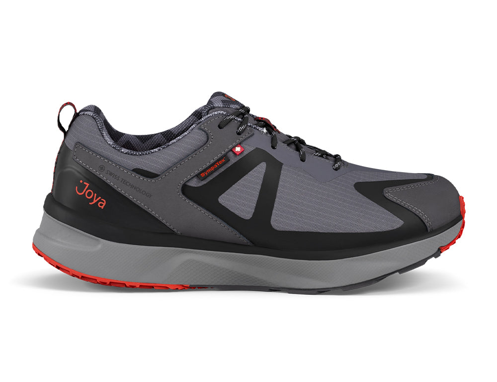 Mens Active Waterproof Veloce Dark Grey Trainers