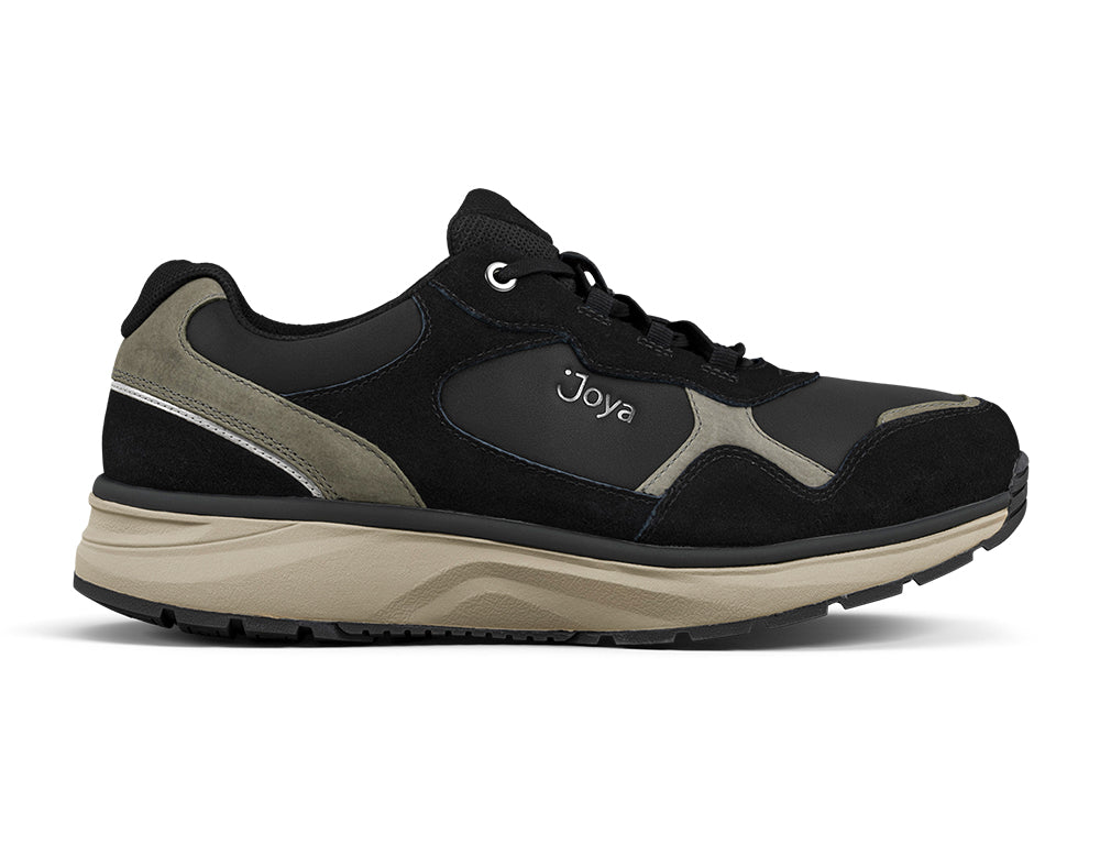 Mens Active Tony III Black Trainers
