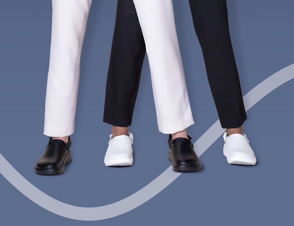 Womens Senso Ace ESD White Clogs