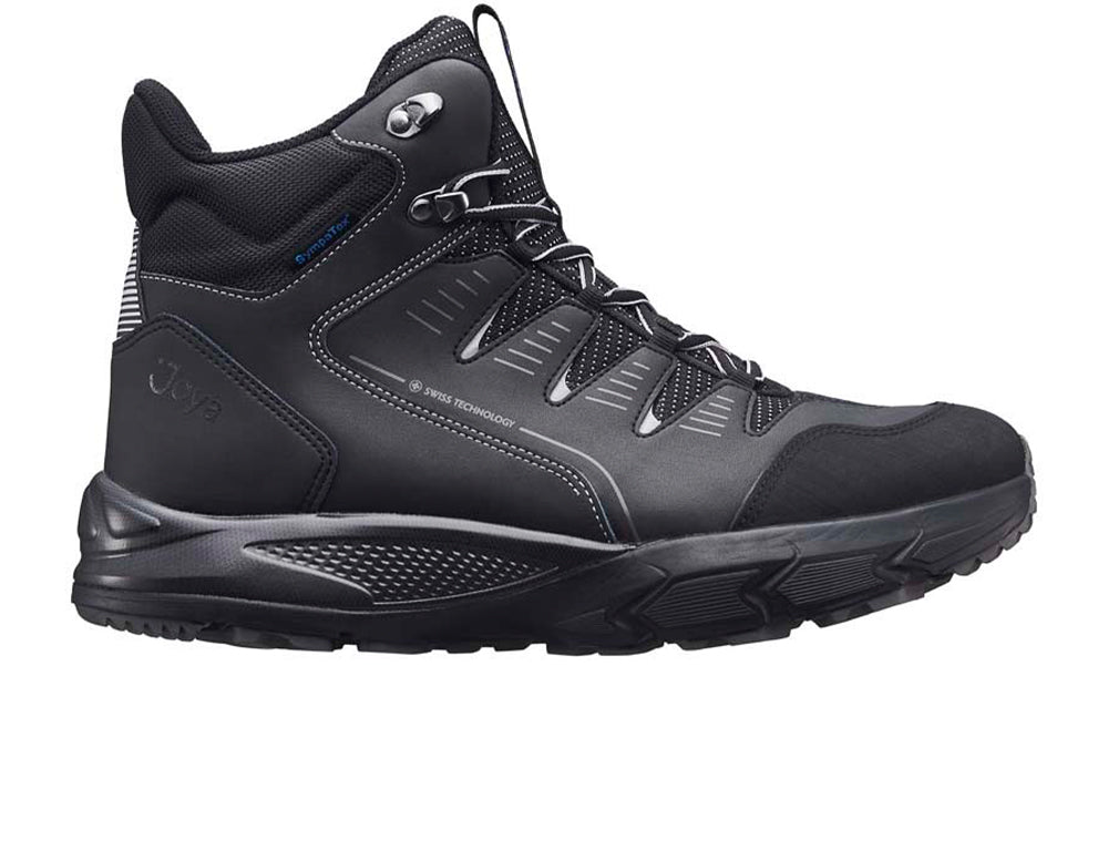 Mens Active Waterproof Sierra Black Hiking Boots