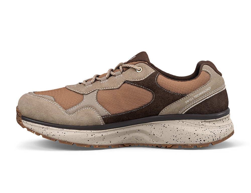 Mens Active Tony III Brown Trainers