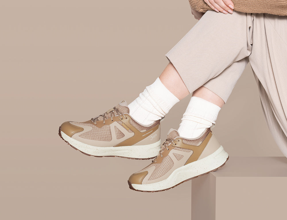 Womens Active Waterproof Veloce Beige II Trainers