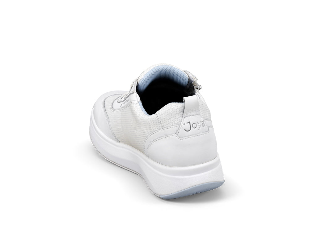 Joya Womens Senso Zip Laura White Shoes ShoeMed