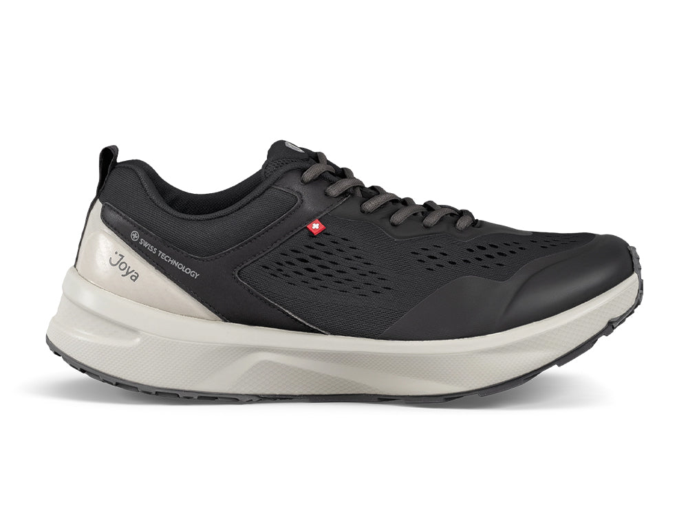 Mens Active Veloce Black Beige Trainers