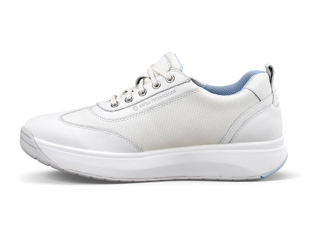 Joya Womens Senso Zip Laura White Shoes ShoeMed