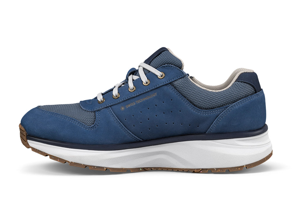Mens Active Zip Dynamo Blue Trainers
