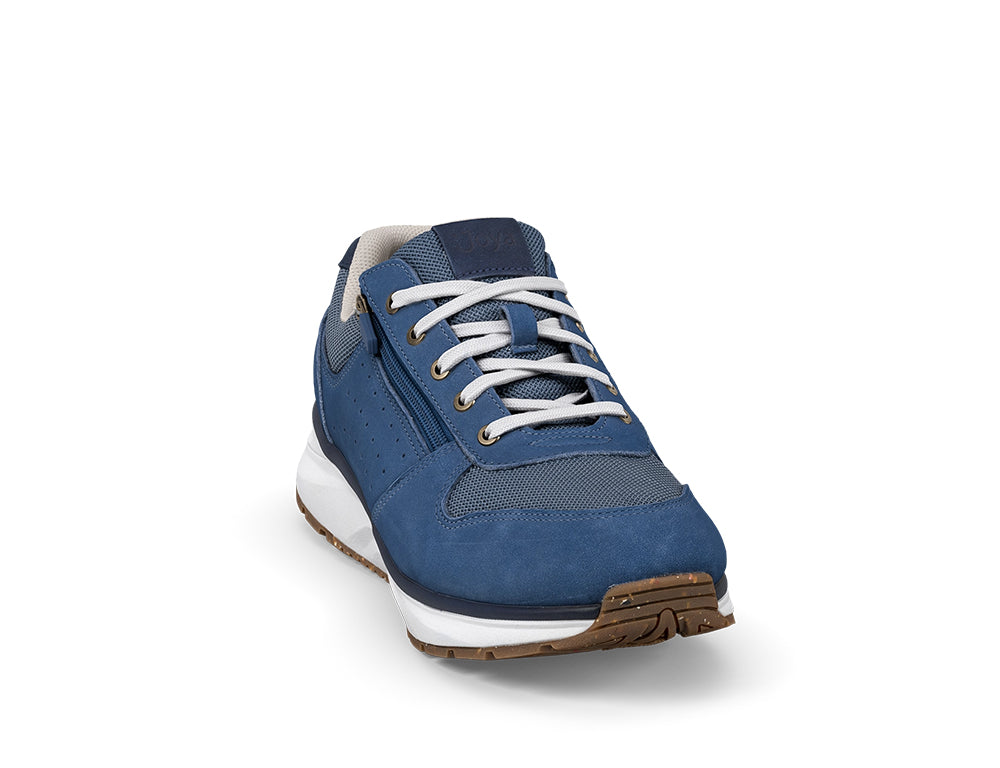 Mens Active Zip Dynamo Blue Trainers