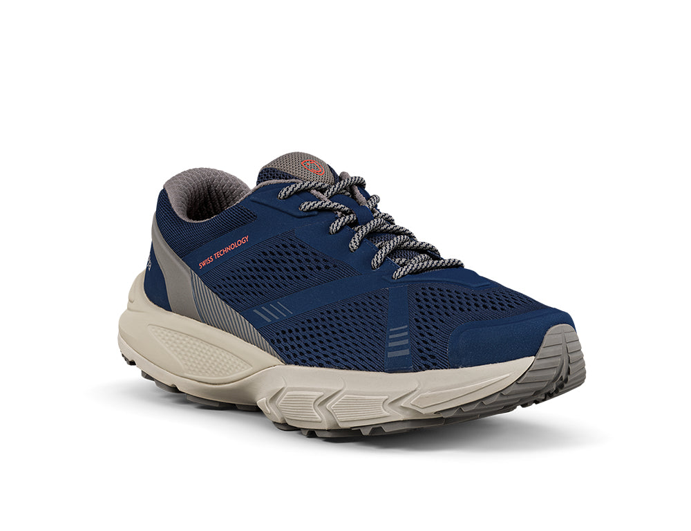 Mens Active Nova Dark Blue Hiking Shoes