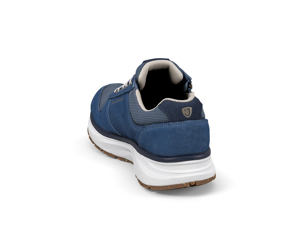 Mens Active Zip Dynamo Blue Trainers