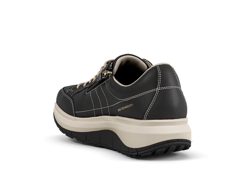 Mens Wave Wide-Fit Zip Moscow Black II Shoes