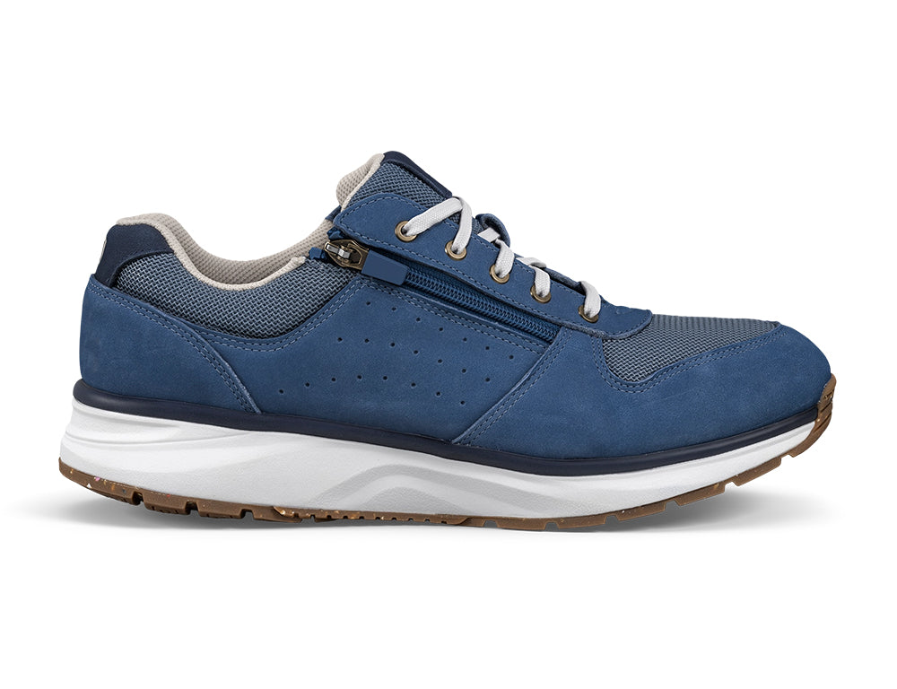 Mens Active Zip Dynamo Blue Trainers